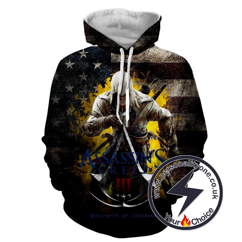 Assassin's Creed 3D - Connor - Assassin's Creed Hoodies